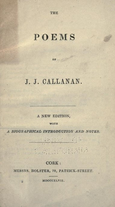 JJ Callanan Poems