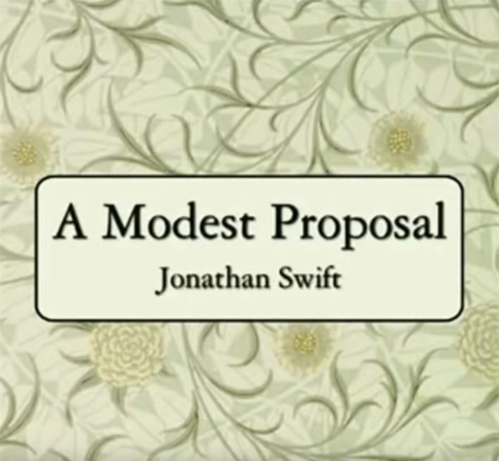 A Modest Proposal, 1729